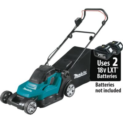 Makita XML05Z 36V (18V X2) LXT 17″ Residential Lawn Mower, Tool Only