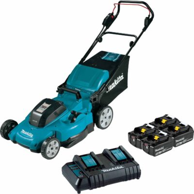 Makita XML10CT1 36V (18V X2) LXT® 21″ Lawn Mower Kit with 4 Batteries