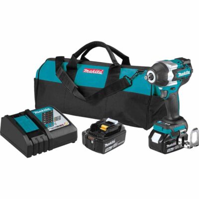 Makita XWT17T 18V LXTBrushless Cordless 4-Speed Mid-Torque 1/2″ Sq. Drive Impact Wrench Kit