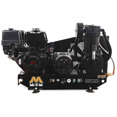 Mi-T-M AGW-SR14-B Base Mount Two Stage Gasoline Air Compressor/Generator/Welder Combination