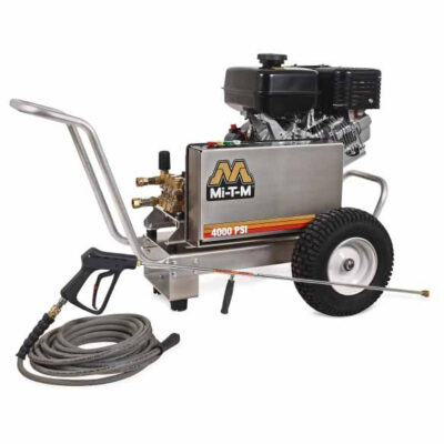 Mi-T-M CBA-4004-1MAS CBA Aluminum Series Gasoline Belt Drive Cold Water Pressure Washer