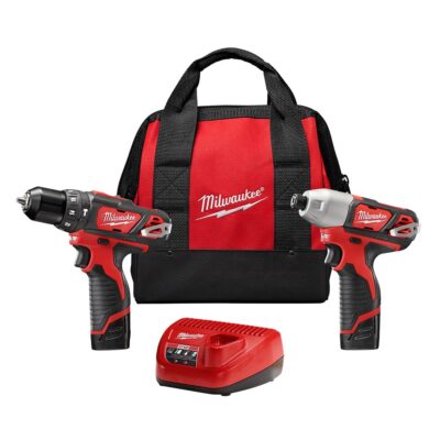 Milwaukee 2497-22 M12 Hammer Drill and Impact Combo