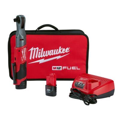 Milwaukee 2558-22 M12 FUEL 1/2″ Ratchet 2 Battery Kit