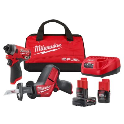 Milwaukee 2593-22 M12 Fuel Impact Driver w/ Hackzall Kit