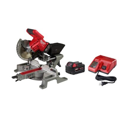 Milwaukee2733-21 M18 FUEL 7-1/4″ Dual Bevel Sliding Compound Miter Saw Kit