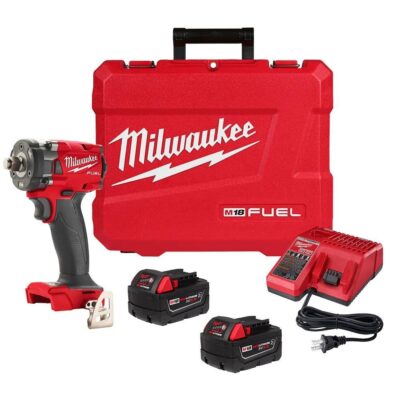 Milwaukee 2855-22R M18 FUEL 1/2 ” Compact Impact Wrench w/ Friction Ring Kit