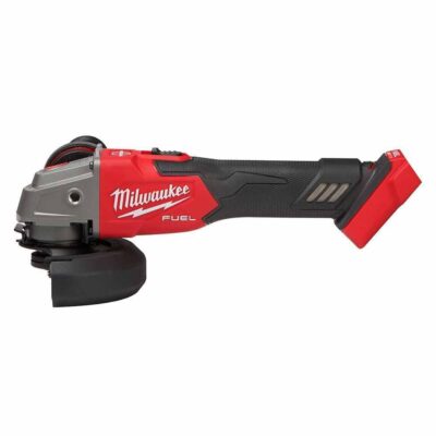 Milwaukee 2889-20 M18 FUEL™ 4-1/2″ / 5″ Variable Speed Braking Grinder, Slide Switch Lock-On