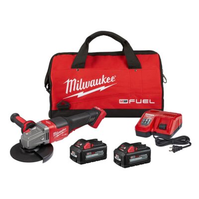 Milwaukee 2980-22 M18 FUEL 4-1/2″ 6″ GRINDER, PADDLE SWITCH NO-LOCK 2 BATT KIT