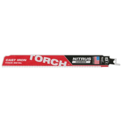 Milwaukee 48-00-5562 9″ 7TPI The TORCH with NITRUS CARBIDE for CAST IRON 5PK