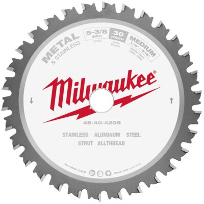 Milwaukee48-40-4205 5-3/8″ 30T METAL & STAINLESS CSB, 5/8″