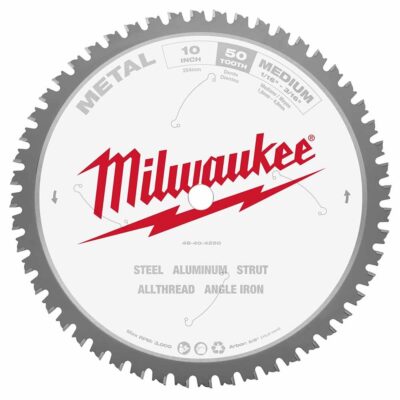 Milwaukee48-40-4260 10″ 50T METAL CSB, 5/8″