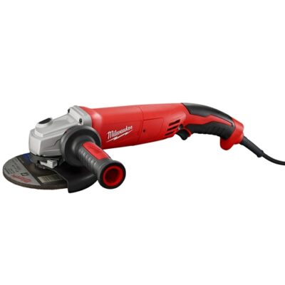 Milwaukee 6124-30 13 Amp 5″ Small Angle Grinder Trigger Grip, Lock-On