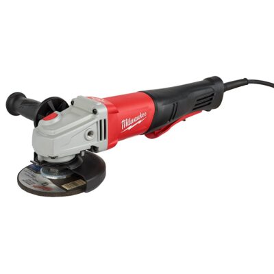 Milwaukee 6143-31 11 Amp 4-1/2″ /5″ Braking Small Angle Grinder Paddle No-lock