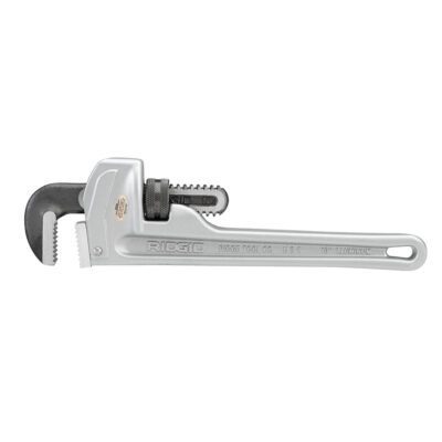 RIDGID 31090 10″ Aluminum Straight Pipe Wrench – Model 810