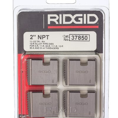 RIDGID 37850 12-R Alloy Right Hand Pipe Threading Die, 2″ NPT