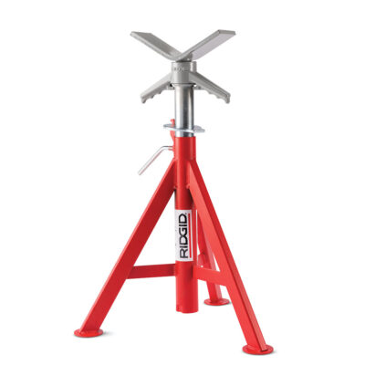 RIDGID 56657 RIDGID V-Head Low Pipe Stand (20″ – 38″H)