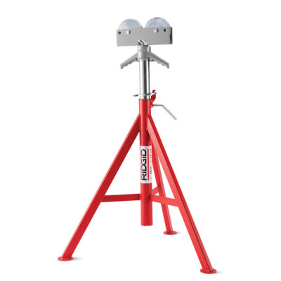 RIDGID 56672 Roller Head High Pipe Stand – Model RJ-99