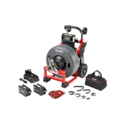 Ridgid 73048 K-4310 FXP 3/4″ Drum Machine with FXP Battery-8.0 Ah (Qty-2) & Charger