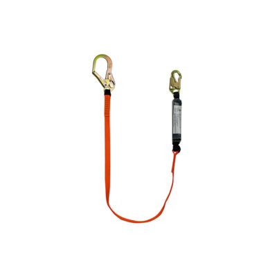 Safewaze FS88565-E 6′ Energy Absorbing Lanyard With Rebar Hook