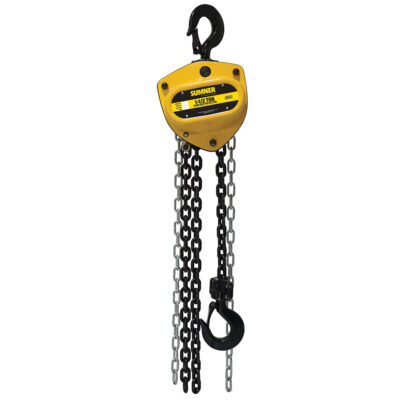 Sumner PCB150C10WO 1-1/2T Chain Hoist 10′ Lift and Overload Protection