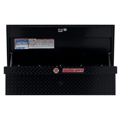 Weather Guard 180-5-03 Model 180-5-03 41″ Low Profile Lo-Side Box, Aluminum, Gloss Black, 3.8 Cu. Ft.