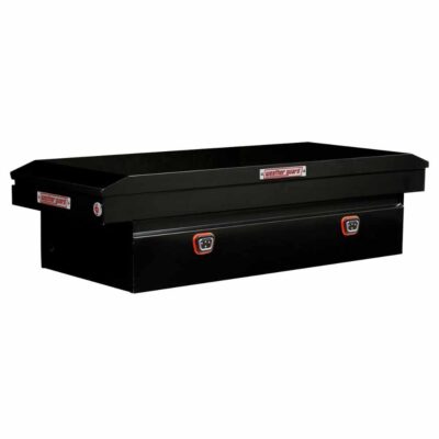 Weatherguard 116-5-04 Saddle Box, Steel, Full Extra Wide, Gloss Black, 15.5 cu ft