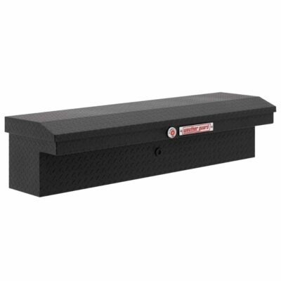 Weatherguard 178-52-04 56″ Low Profile Lo-Side Box, Aluminum, Textured Matte Black, 4.0 cu ft