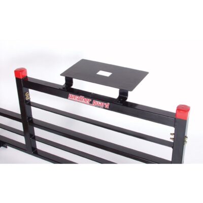 WeatherGuard 1920 Black Steel Cab Protector Ladder Mount, Rectangular Base