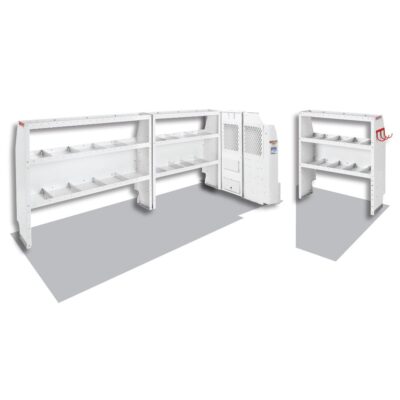 WeatherGuard 600-8120L Commercial Shelving Van Package, GM Savana, 155″ Wheelbase