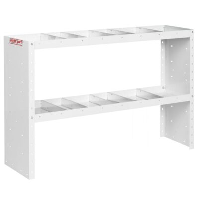 WeatherGuard 9335-3-03 Heavy Duty Adjustable 2 Shelf Unit, 34″ x 52″ x 13.5″