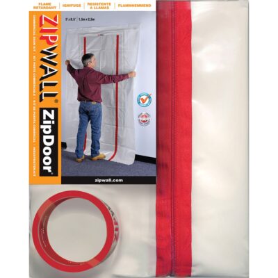 ZipWall Dust Barrier System ZDC ZipDoor Commercial Door Kit